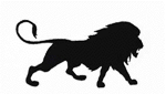 Gif animé lion noir